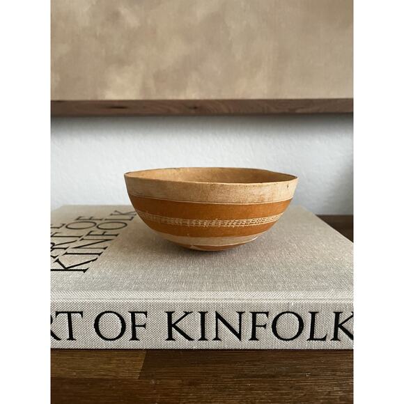 Small African Calabash Gourd Bowl from Nigeria - Picture 1 of 7